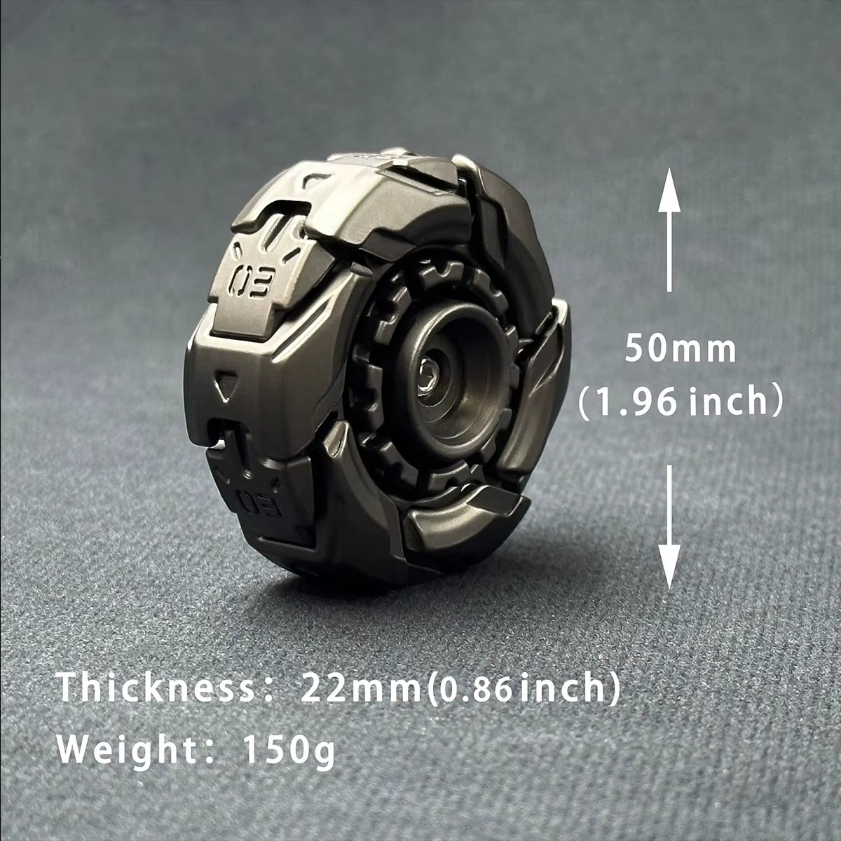 EDC Grumpy 03 — Precision Metal Pillbug Fidget Spinner
