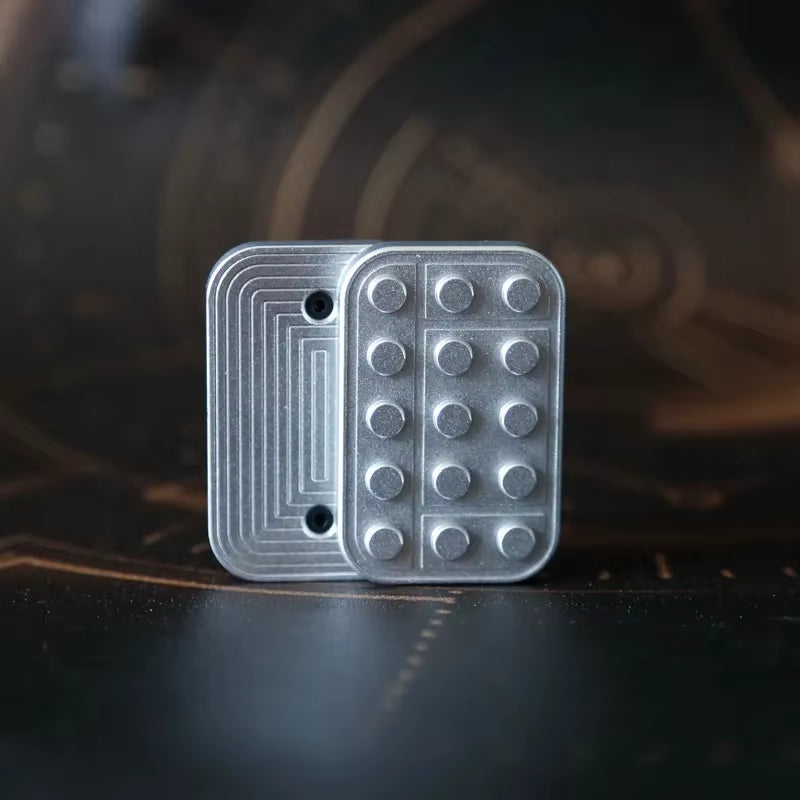 Premium Metal Magnetic Fidget Slider – Haptic Push Brick for Stress Relief, Focus, and Relaxation