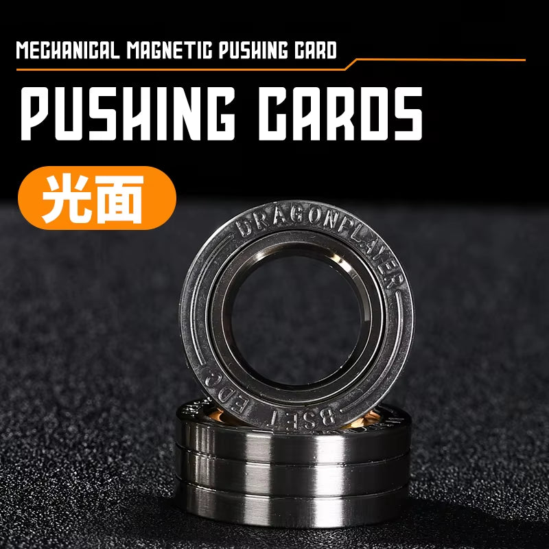 Metal Fidget Ring - Adjustable Spinner Ring Magnet Fidget Toys Adults, Office Desk Toys for Adults EDC Fidget Slider