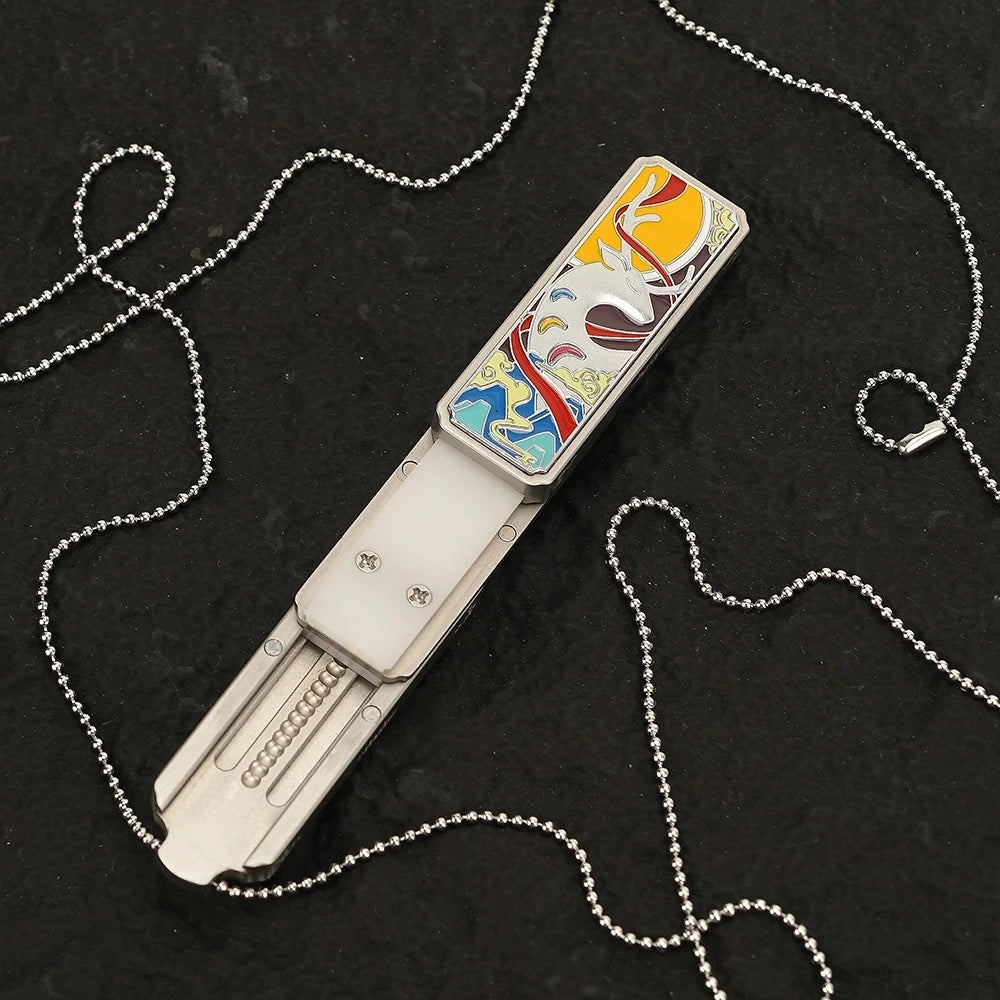 Nine-Colored Deer Fidget Pendant – Magnetic Slider EDC Toy