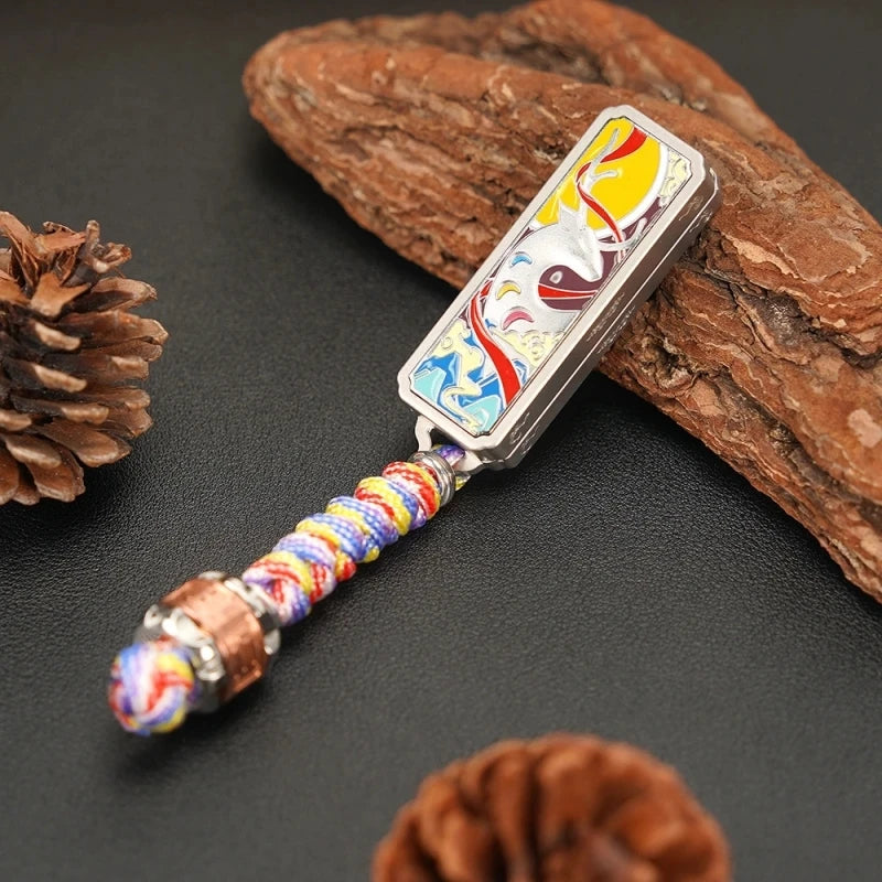 Nine-Colored Deer Fidget Pendant – Magnetic Slider EDC Toy