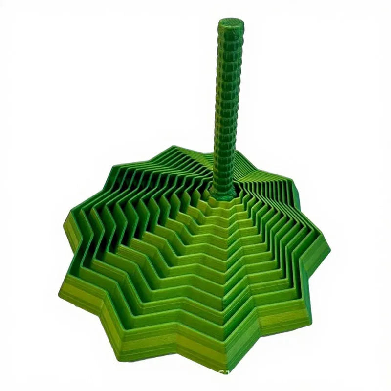 3D printed Fidget Star - Geometric Stress Relief Ornament