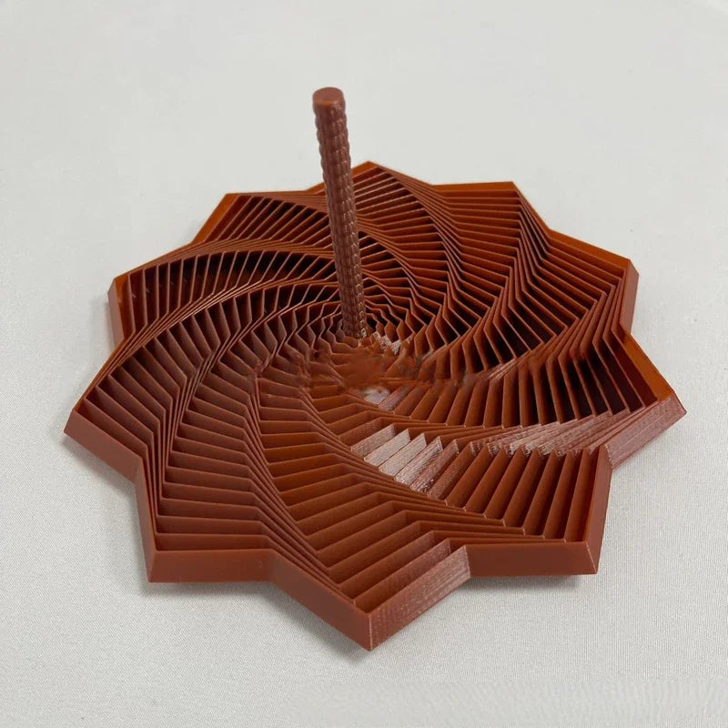 3D printed Fidget Star - Geometric Stress Relief Ornament