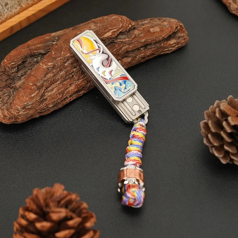 Nine-Colored Deer Fidget Pendant – Magnetic Slider EDC Toy