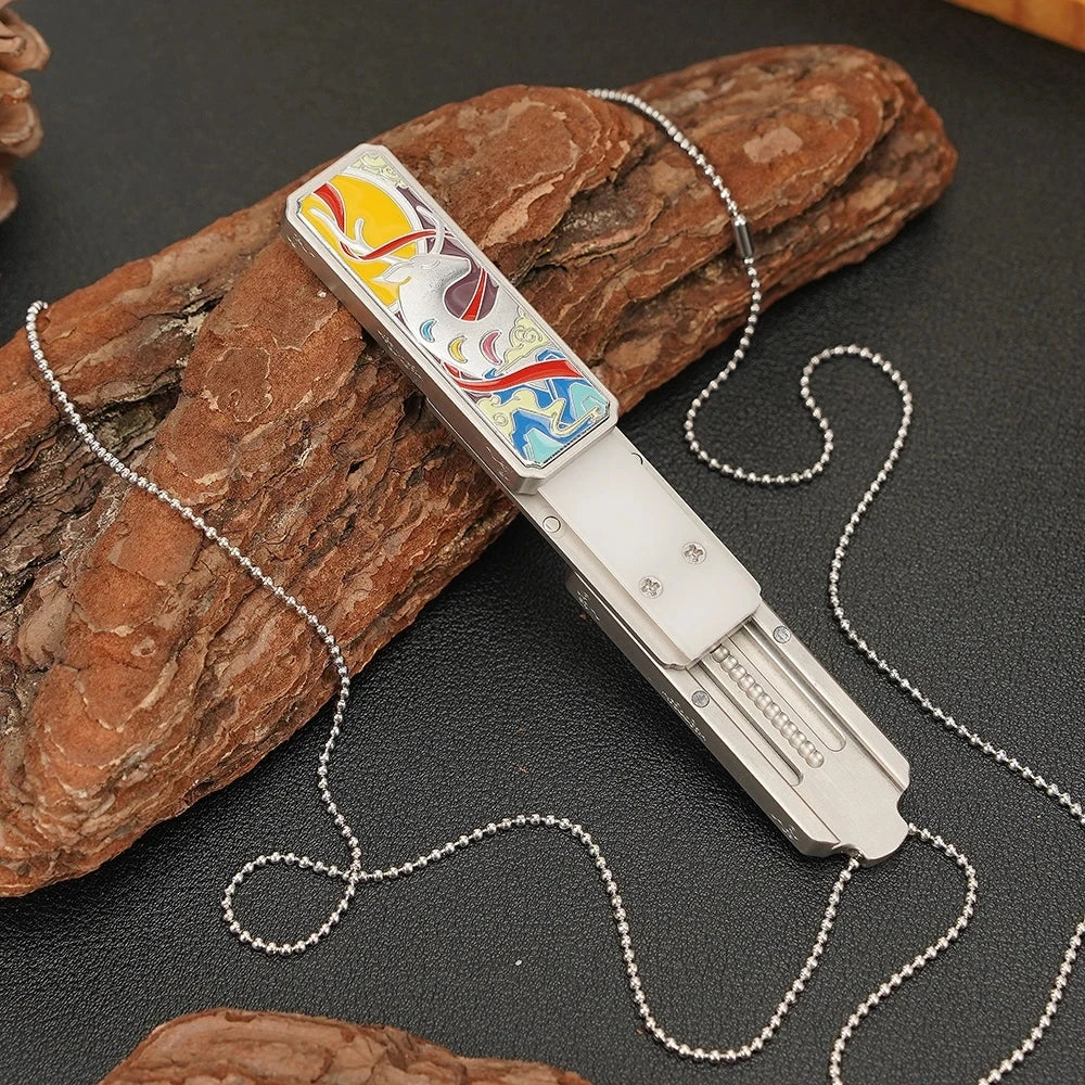 Nine-Colored Deer Fidget Pendant – Magnetic Slider EDC Toy